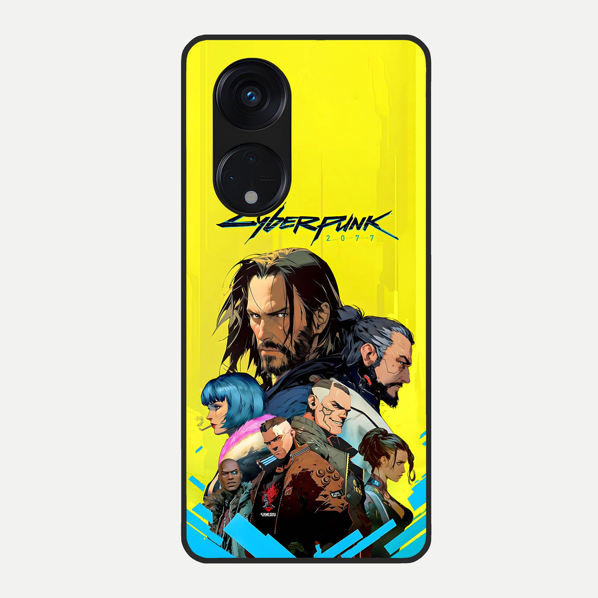  Neon Rebel Genesis Glass Case For Oppo Reno 8T 5G back cover – full design glossy printed glass finish