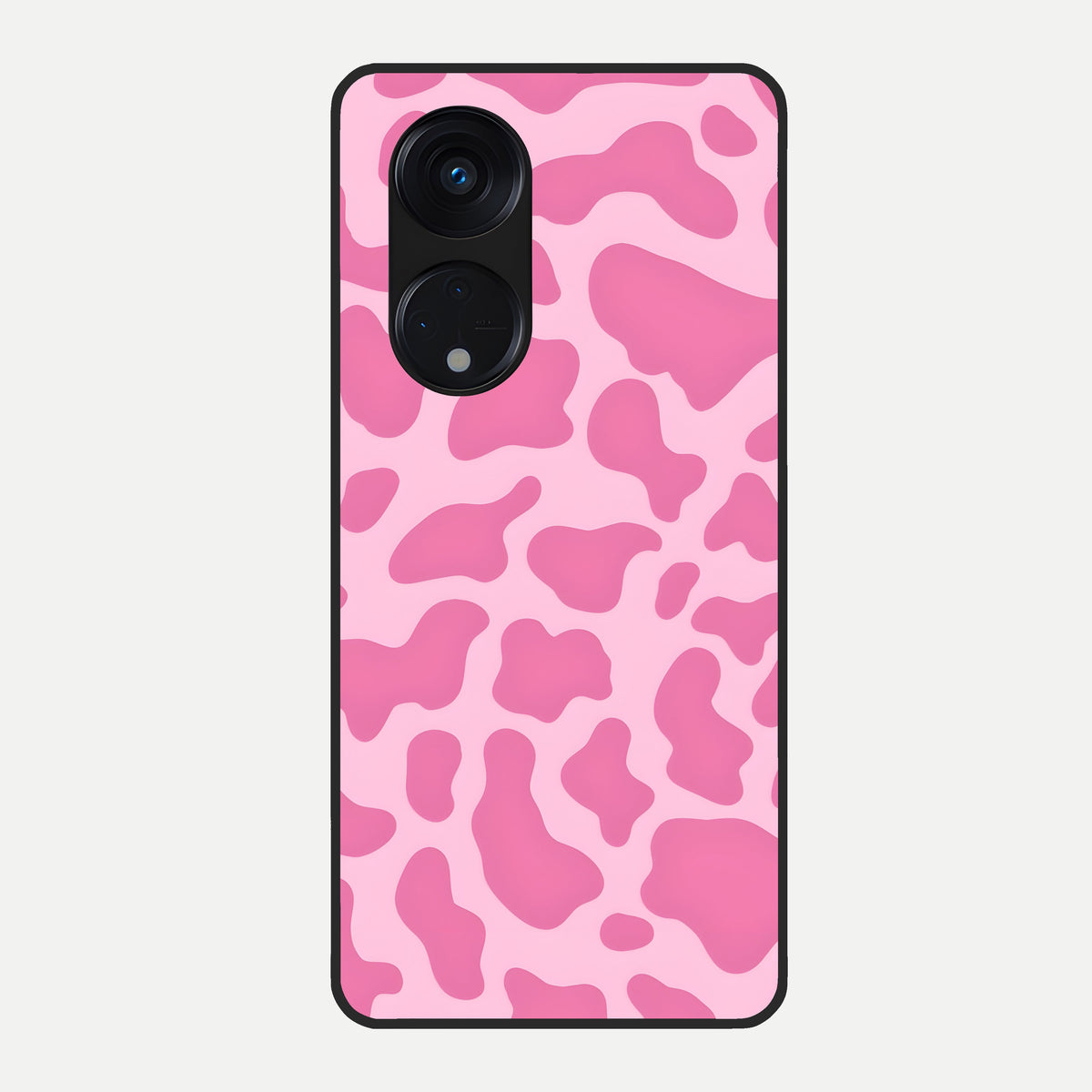  Pinkish Scenery Glass Case For Oppo Reno 8T 5G back cover – full design glossy printed glass finish