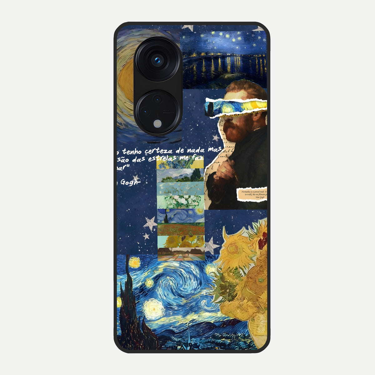  Starry Dream Vision Glass Case For Oppo Reno 8T 5G back cover – full design glossy printed glass finish