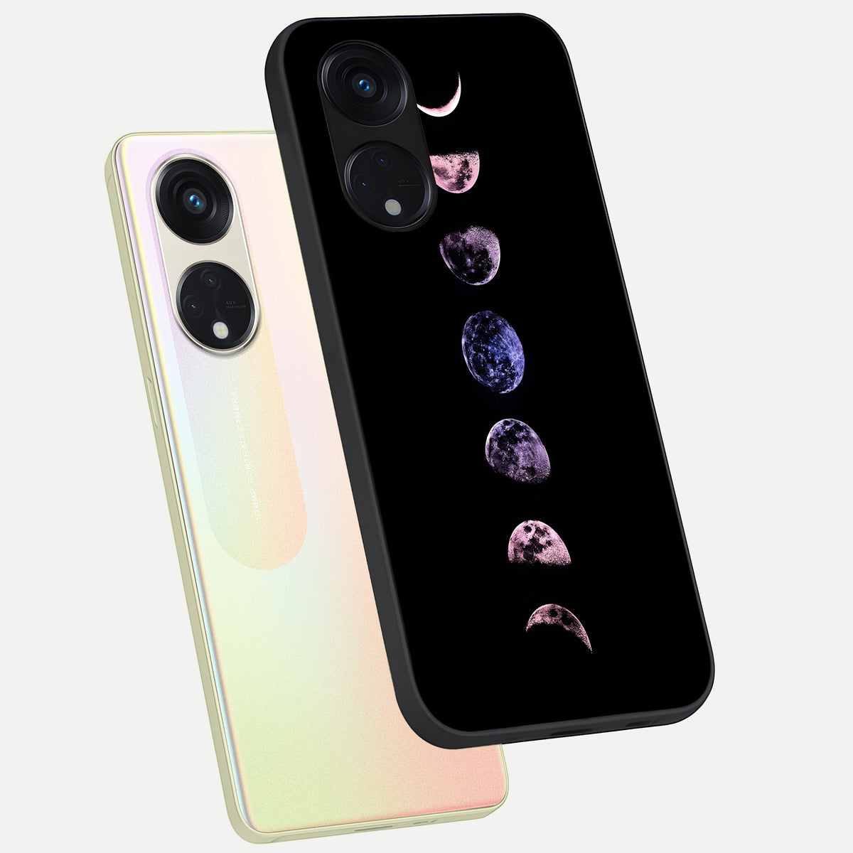  Crimson All Planets phone case For Oppo Reno 8T 5G showing premium glass back cover with detailed artwork