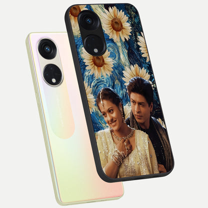  Eternal Love Story phone case For Oppo Reno 8T 5G showing premium glass back cover with detailed artwork