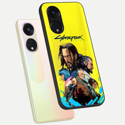  Neon Rebel Genesis phone case For Oppo Reno 8T 5G showing premium glass back cover with detailed artwork