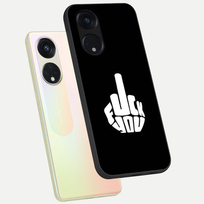  Rebel Mode On phone case For Oppo Reno 8T 5G showing premium glass back cover with detailed artwork