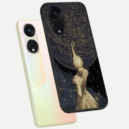  Taylor Swift Girl phone case For Oppo Reno 8T 5G showing premium glass back cover with detailed artwork