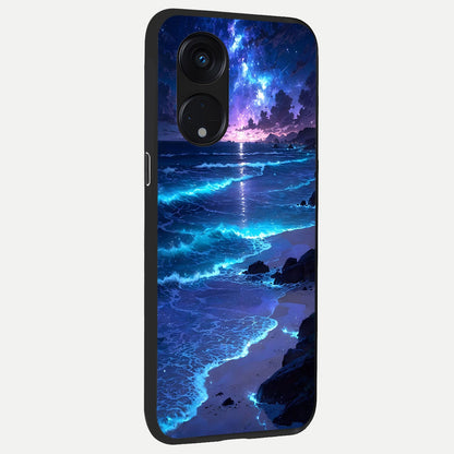  Classic Damn Look back cover For Oppo Reno 8T 5G slim fit glass case with vibrant aesthetic design