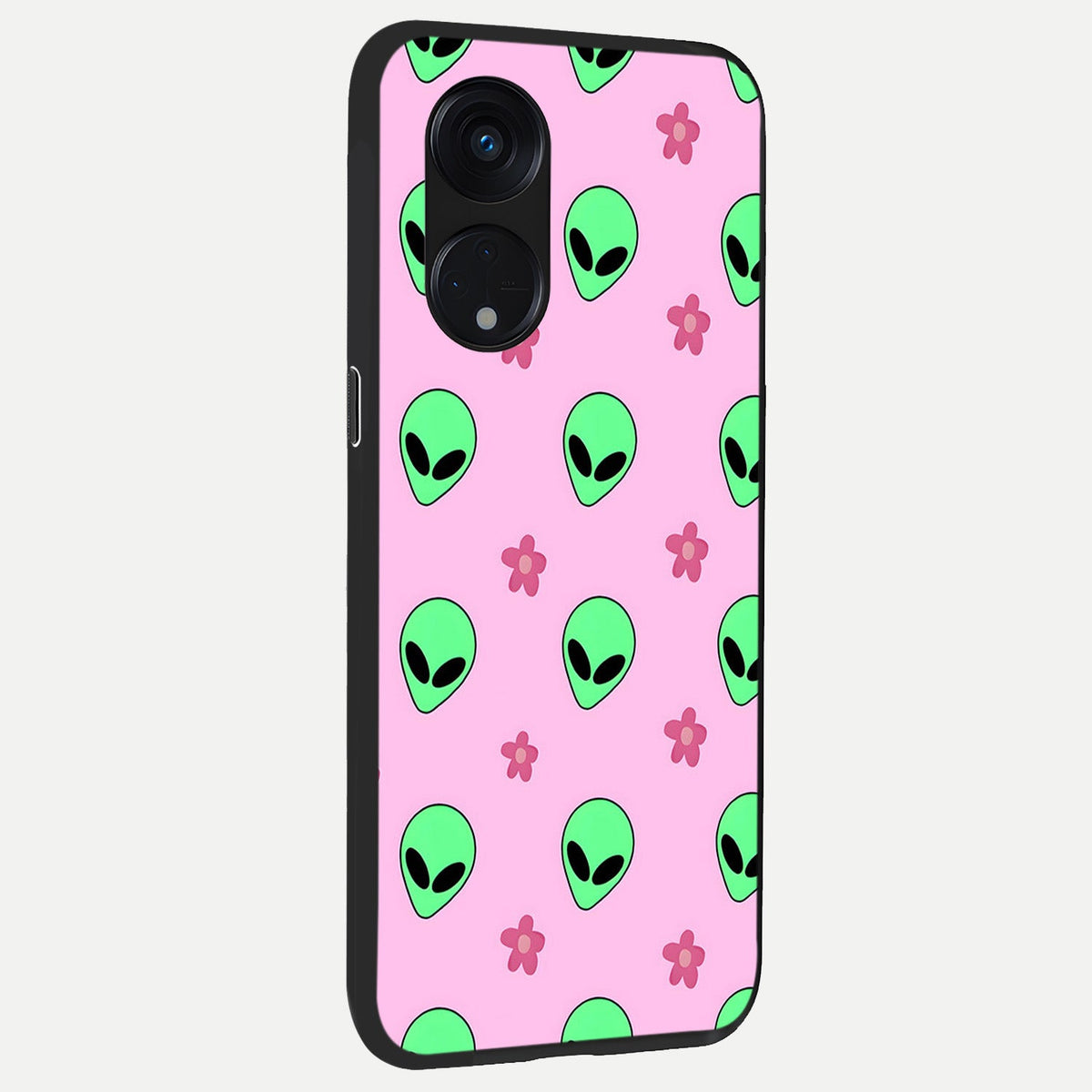  Cosmic Cute Crush back cover For Oppo Reno 8T 5G slim fit glass case with vibrant aesthetic design