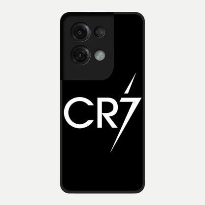  CR7 Elite Strike Glass Case For Oppo Reno 8 Pro back cover – full design glossy printed glass finish