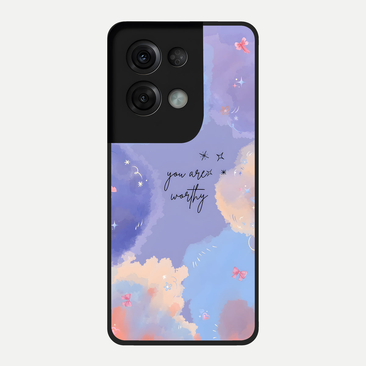  Celestial Cloud Magic Glass Case For Oppo Reno 8 Pro back cover – full design glossy printed glass finish