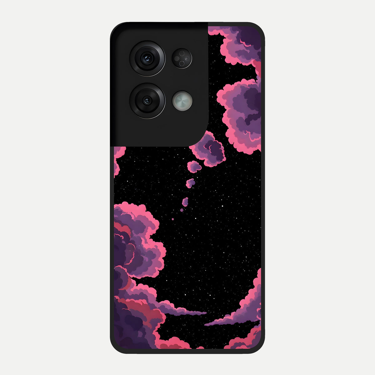  Cosmic Cloud Journey Glass Case For Oppo Reno 8 Pro back cover – full design glossy printed glass finish