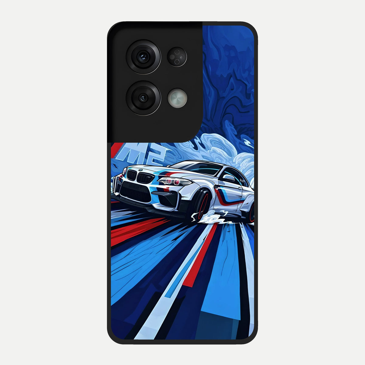  Drift Power Rush Glass Case For Oppo Reno 8 Pro back cover – full design glossy printed glass finish