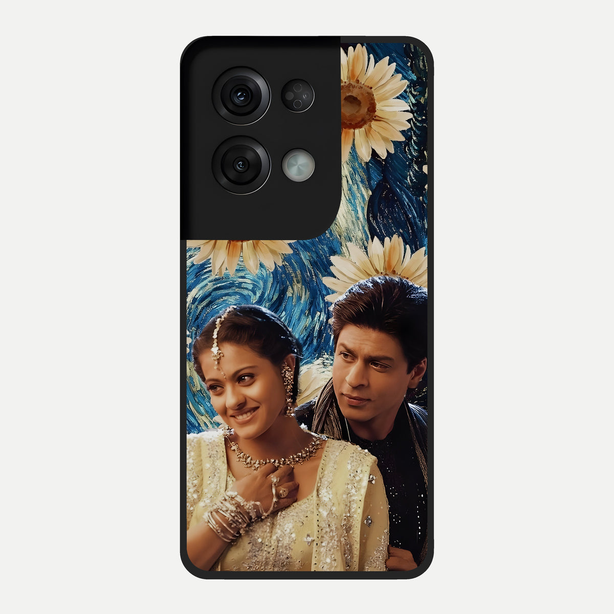 Eternal Love Story Glass Case For Oppo Reno 8 Pro back cover – full design glossy printed glass finish