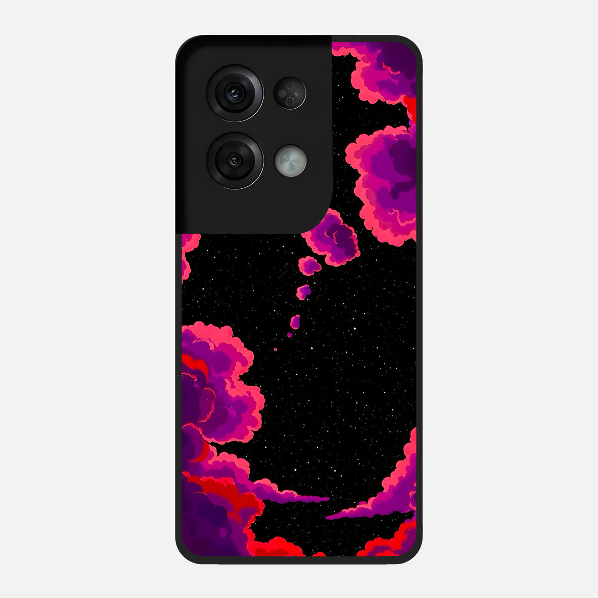  Galaxy Dream Frame Glass Case For Oppo Reno 8 Pro back cover – full design glossy printed glass finish