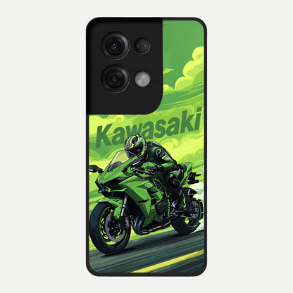  Greenery Sky Glass Case For Oppo Reno 8 Pro back cover – full design glossy printed glass finish