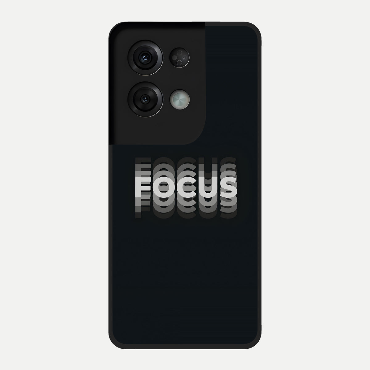  Mono Focus Vision Glass Case For Oppo Reno 8 Pro back cover – full design glossy printed glass finish