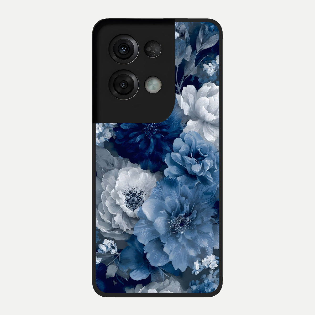  Royal Bloom Garden Glass Case For Oppo Reno 8 Pro back cover – full design glossy printed glass finish