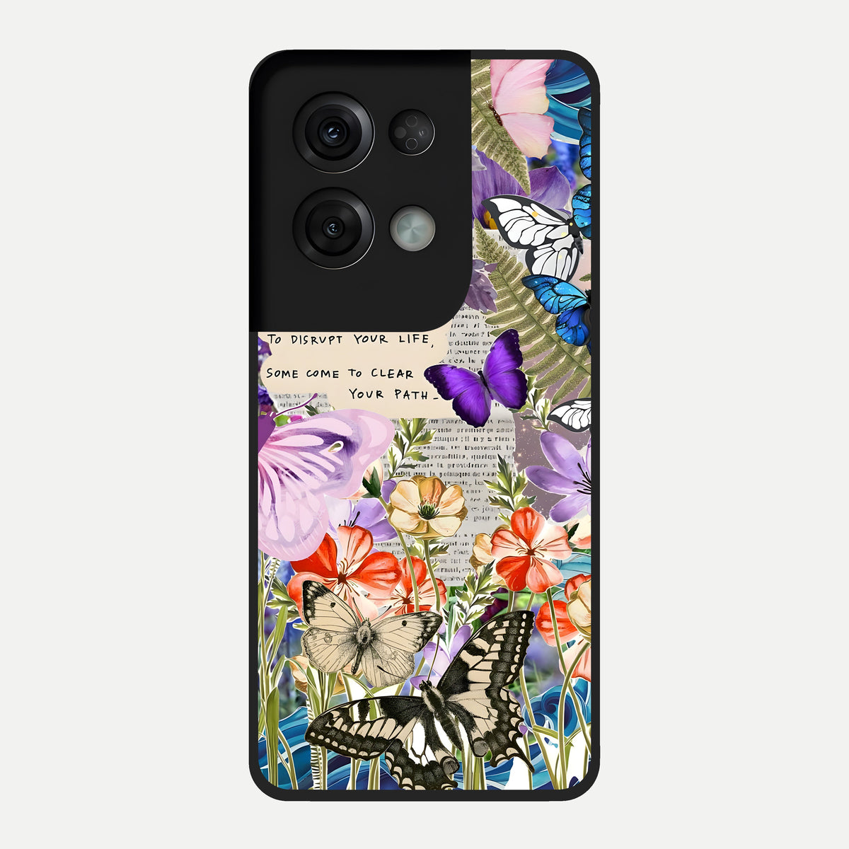 Storm Path Bloom Glass Case For Oppo Reno 8 Pro back cover – full design glossy printed glass finish