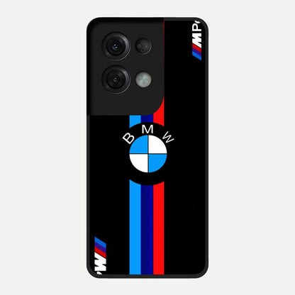  Turbo BMW Beast Glass Case For Oppo Reno 8 Pro back cover – full design glossy printed glass finish
