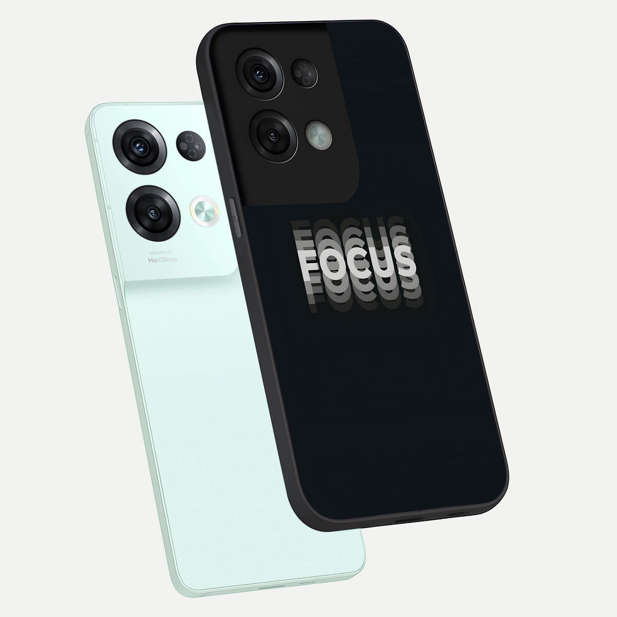  Mono Focus Vision phone case For Oppo Reno 8 Pro showing premium glass back cover with detailed artwork