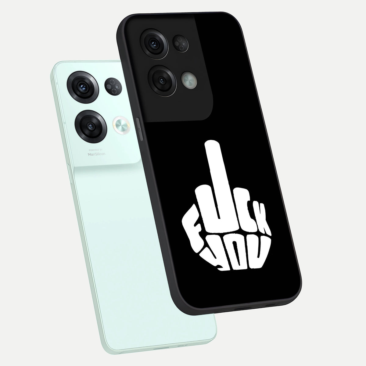  Rebel Mode On phone case For Oppo Reno 8 Pro showing premium glass back cover with detailed artwork