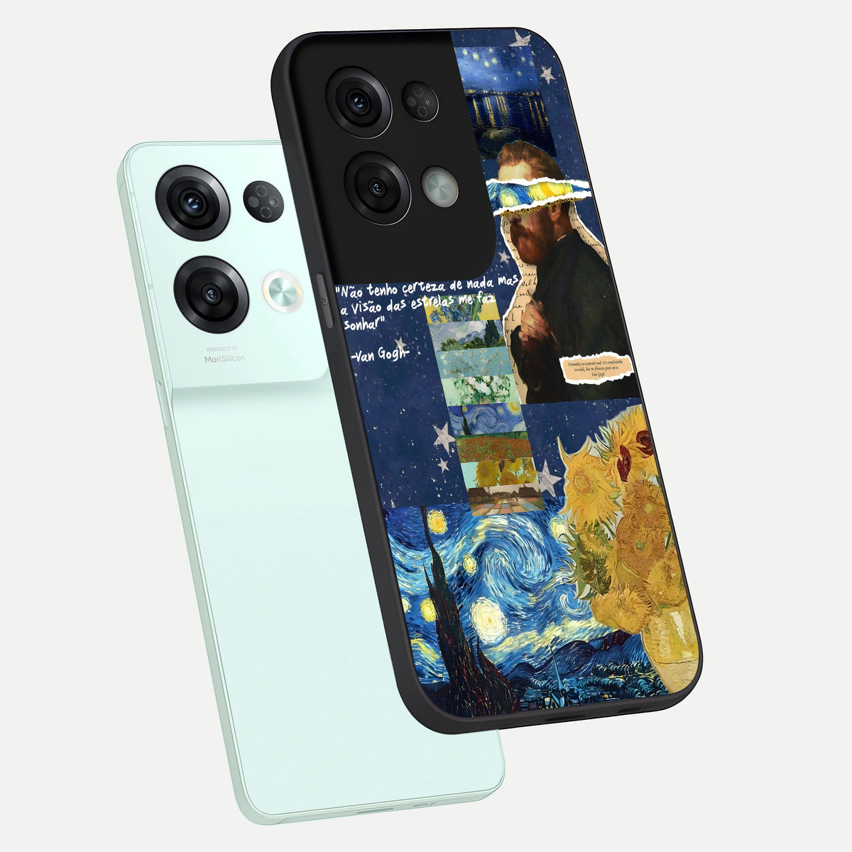  Starry Dream Vision phone case For Oppo Reno 8 Pro showing premium glass back cover with detailed artwork