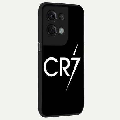  CR7 Elite Strike back cover For Oppo Reno 8 Pro slim fit glass case with vibrant aesthetic design