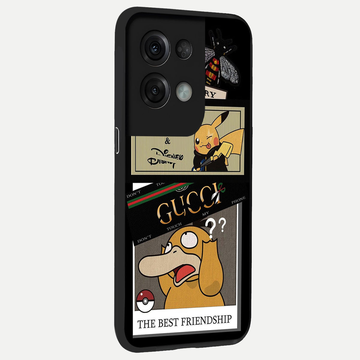  Cartoon Brand Play Mashup back cover For Oppo Reno 8 Pro slim fit glass case with vibrant aesthetic design