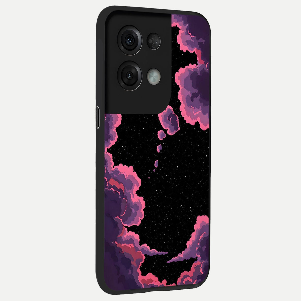  Cosmic Cloud Journey back cover For Oppo Reno 8 Pro slim fit glass case with vibrant aesthetic design