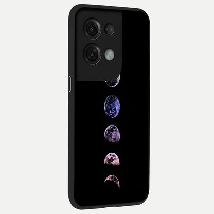  Crimson All Planets back cover For Oppo Reno 8 Pro slim fit glass case with vibrant aesthetic design
