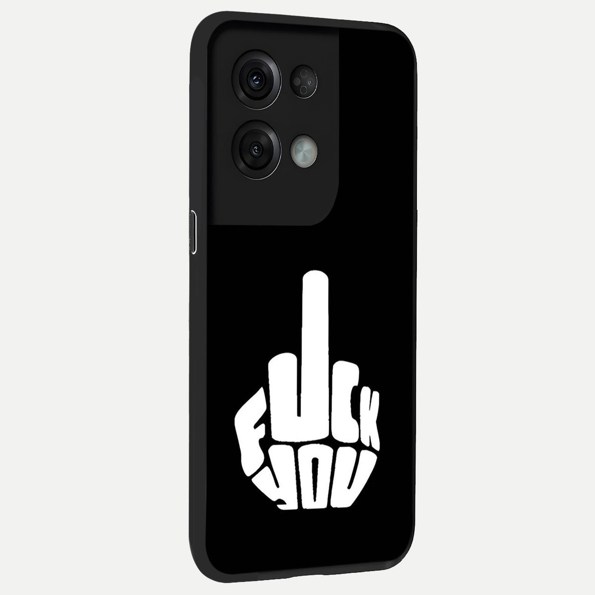  Rebel Mode On back cover For Oppo Reno 8 Pro slim fit glass case with vibrant aesthetic design