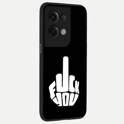  Rebel Mode On back cover For Oppo Reno 8 Pro slim fit glass case with vibrant aesthetic design