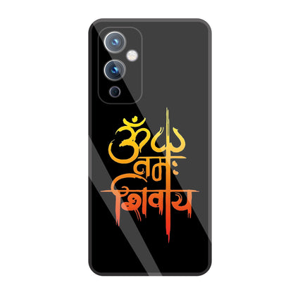 Om Namah Shivaye Glass Case For OnePlus 9