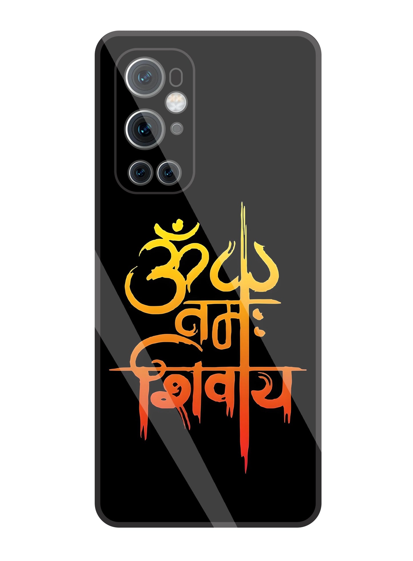 Om Namah Shivaye Glass Case For OnePlus 9 Pro