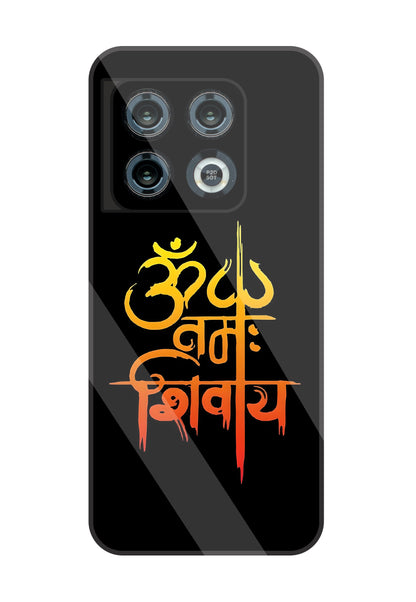 Om Namah Shivaye Glass Case For OnePlus 10 Pro
