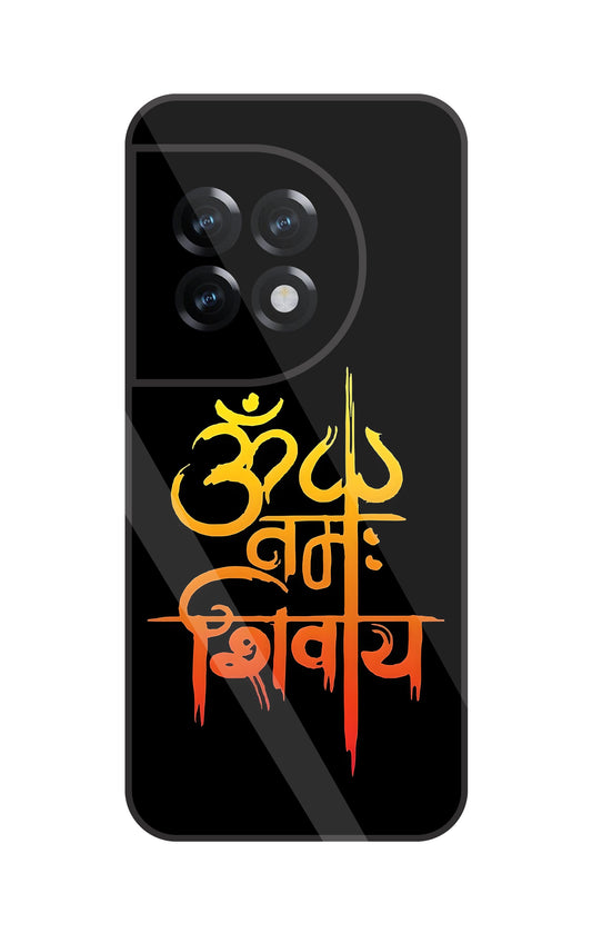 Om Namah Shivaye Glass Case For OnePlus 11R