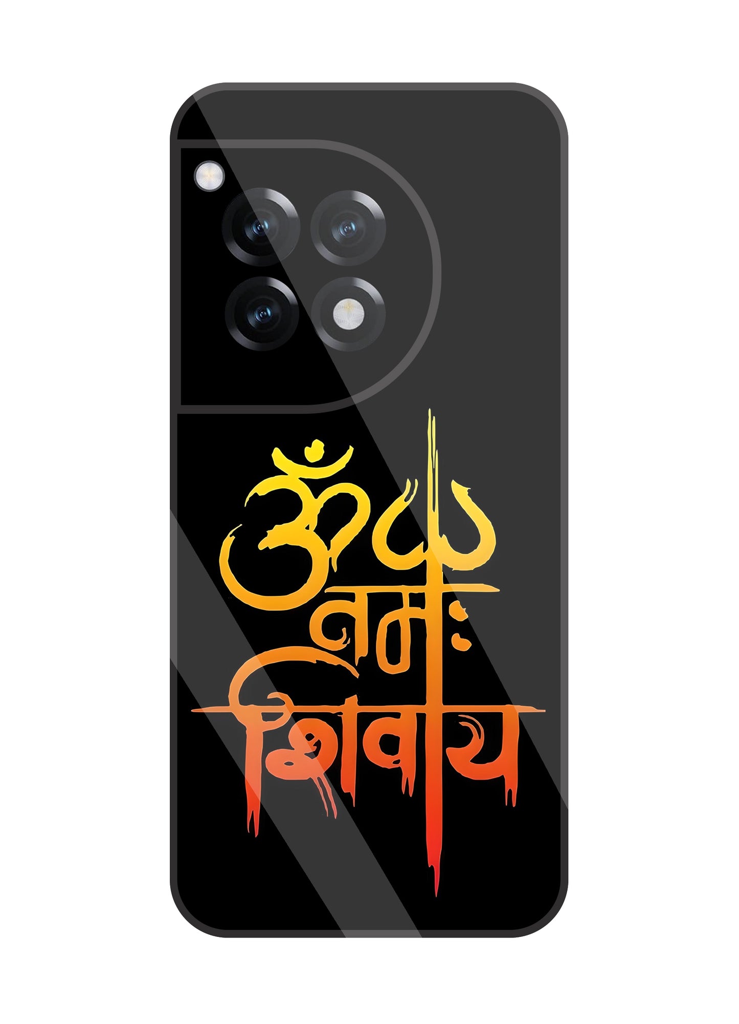 Om Namah Shivaye Glass Case For OnePlus 12R