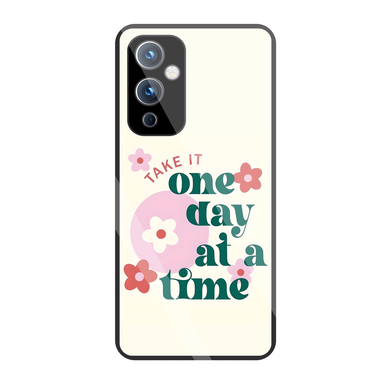 One Day A Good Time Glass Case For OnePlus 9