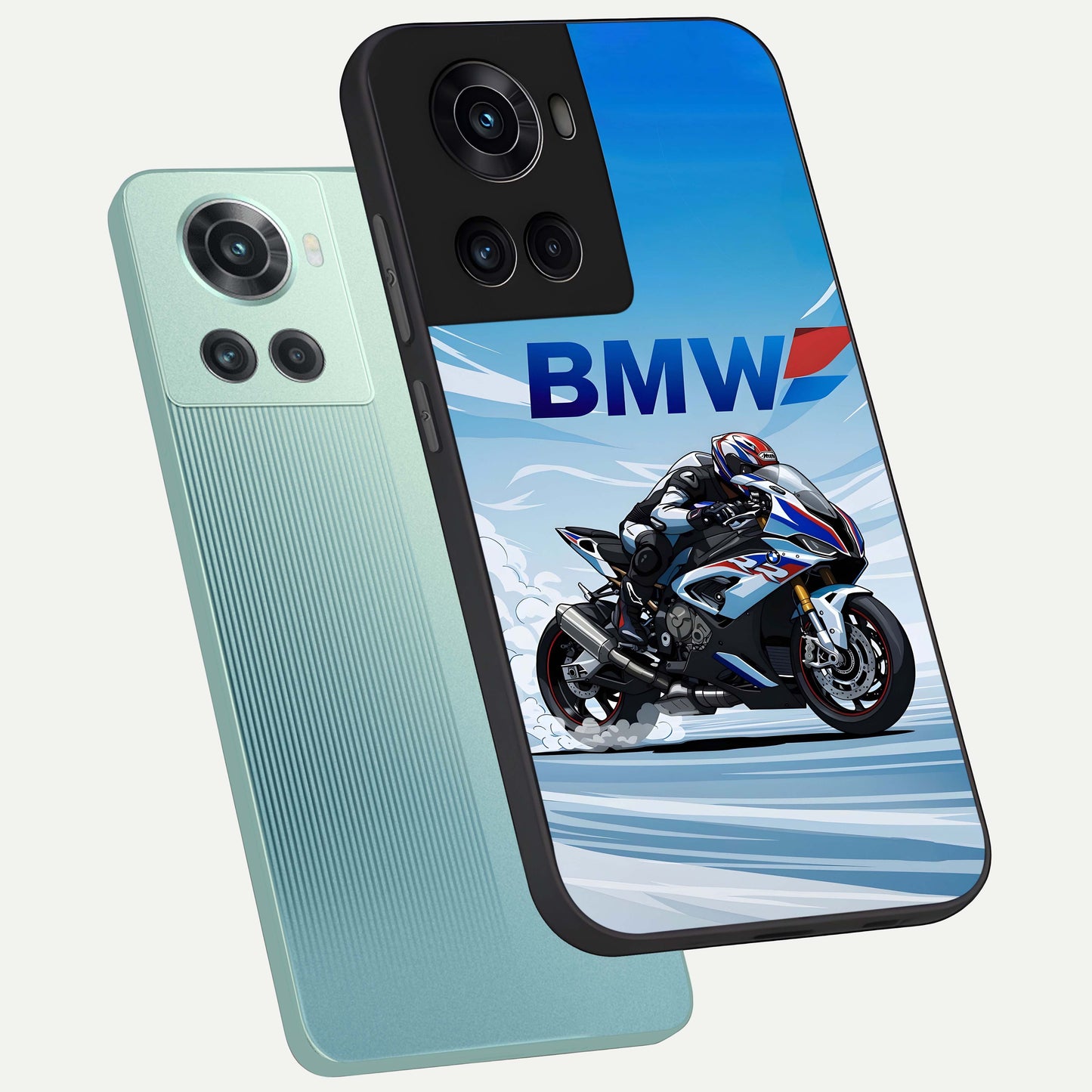 BMW Power Drift Glass Case displayed upright for power-driven visibility and premium finish.