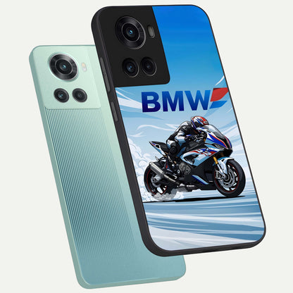 BMW Power Drift Glass Case displayed upright for power-driven visibility and premium finish.