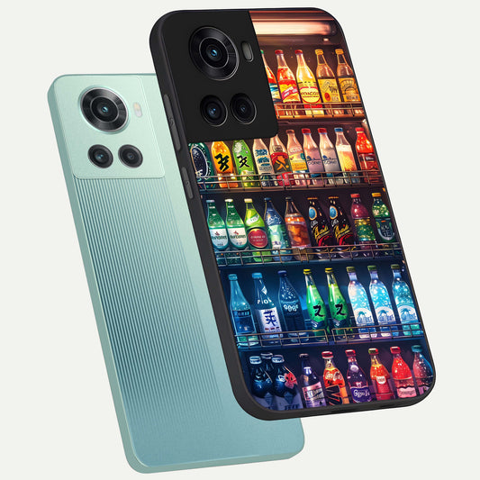  Colorfull Tree phone case For OnePlus 10R showing premium glass back cover with detailed artwork