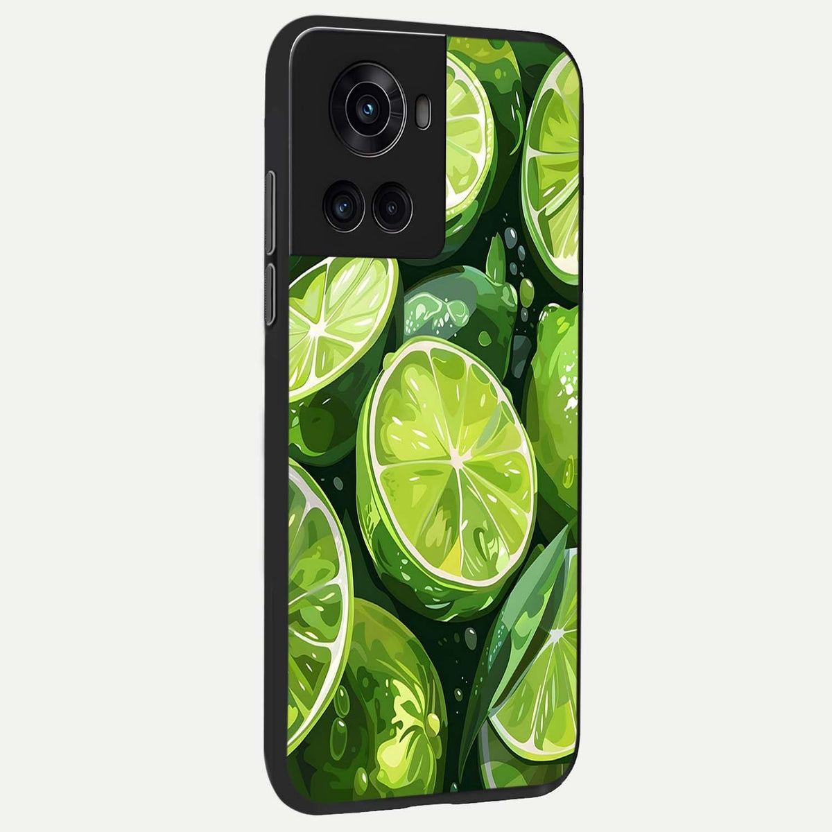  Green Kawasaki back cover For OnePlus 10R slim fit glass case with vibrant aesthetic design