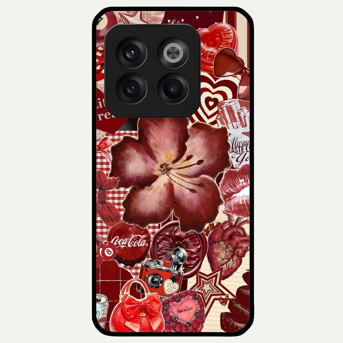  Aesthetic Little Freak Glass Case For OnePlus 10T back cover – full design glossy printed glass finish