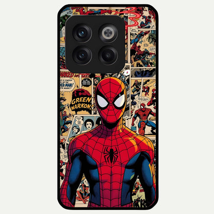  Aesthetic Spider Glass Case For OnePlus 10T back cover – full design glossy printed glass finish