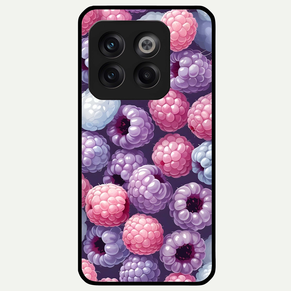  Berry Candy Pop Glass Case For OnePlus 10T back cover – full design glossy printed glass finish