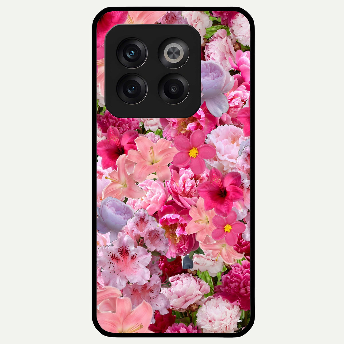  Bloom Crush Fantasy Glass Case For OnePlus 10T back cover – full design glossy printed glass finish