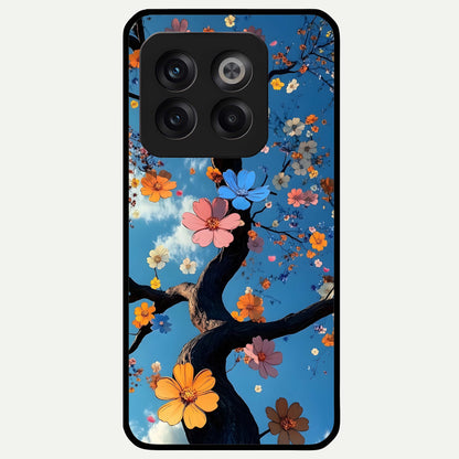  Blossom Dream Sky Glass Case For OnePlus 10T back cover – full design glossy printed glass finish