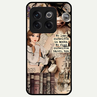  Bookish Dream World Glass Case For OnePlus 10T back cover – full design glossy printed glass finish