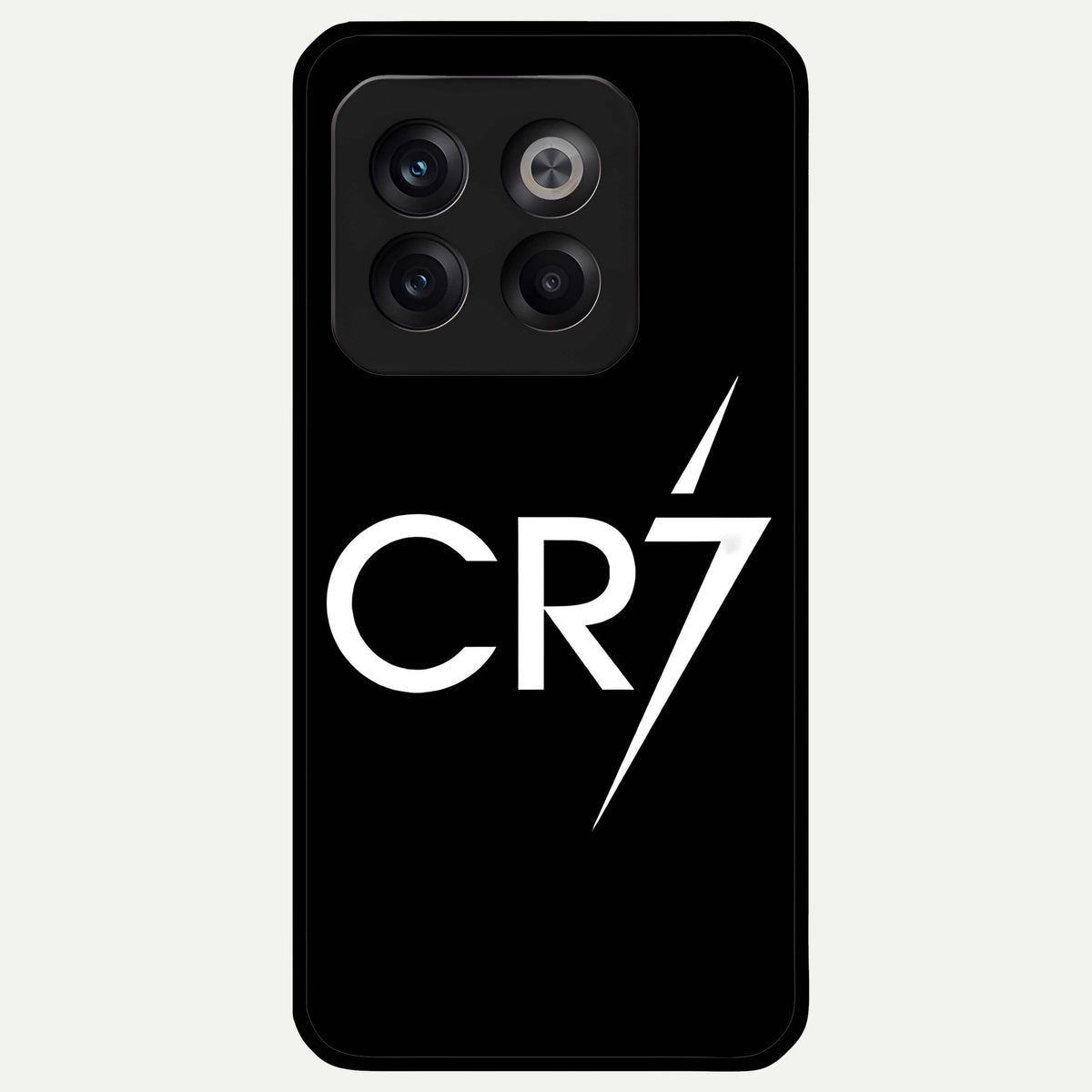  CR7 Elite Strike Glass Case For OnePlus 10T back cover – full design glossy printed glass finish