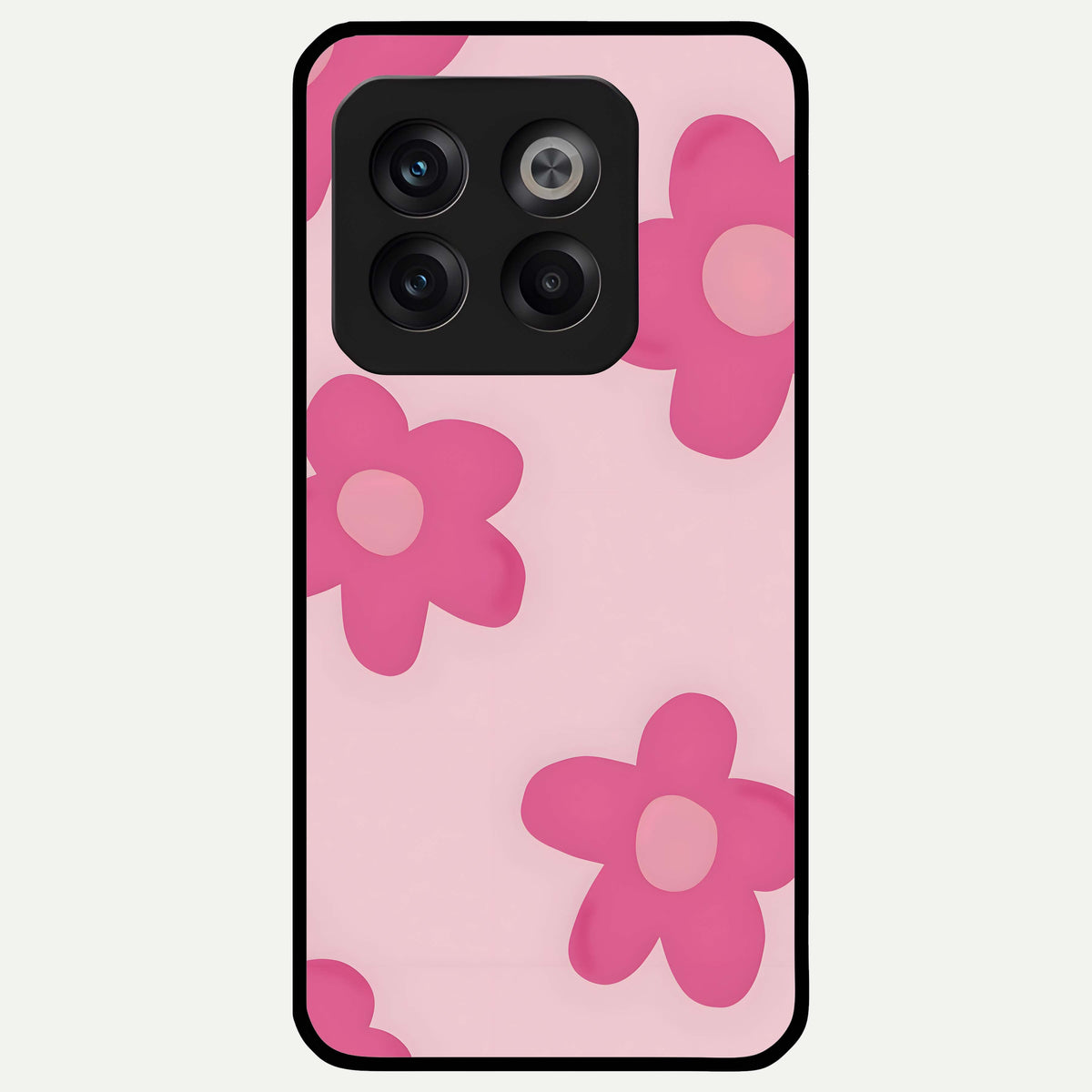  Candy Bloom Dreams Glass Case For OnePlus 10T back cover – full design glossy printed glass finish