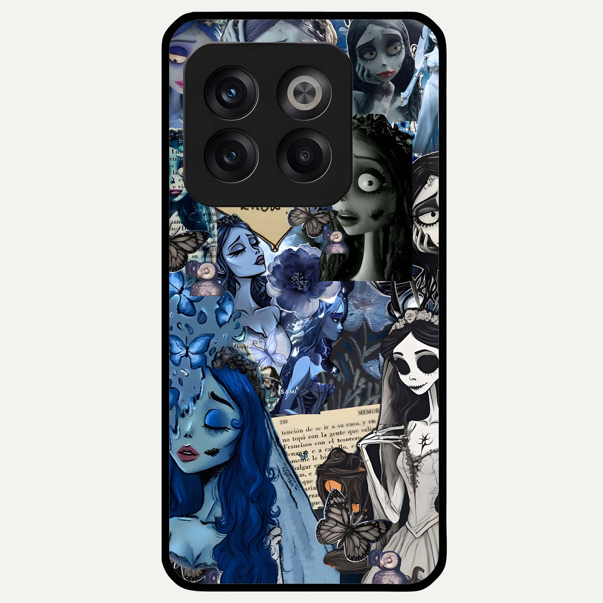  Corpse Bride Posters Glass Case For OnePlus 10T back cover – full design glossy printed glass finish