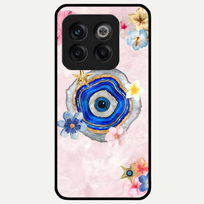  Divine Aura Bloom Glass Case For OnePlus 10T back cover – full design glossy printed glass finish